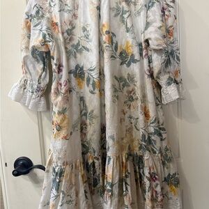 Anthropologie - Pilcro Short Sleeve Mock Neck mini dress